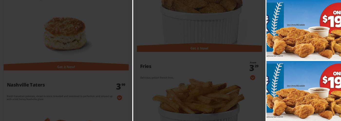 Mary Brown's Chicken Menu