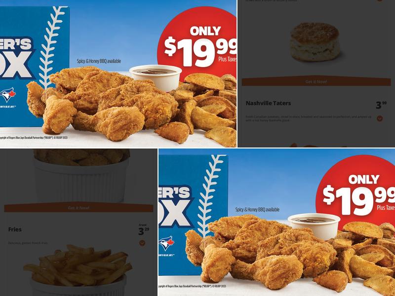 Mary Brown's Chicken Menu