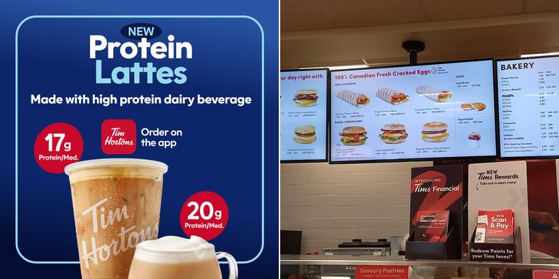Tim Hortons Menu