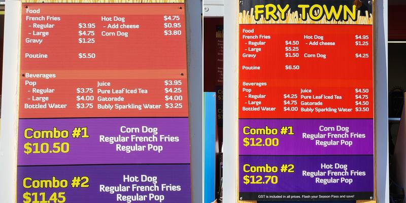 Fry Town Menu