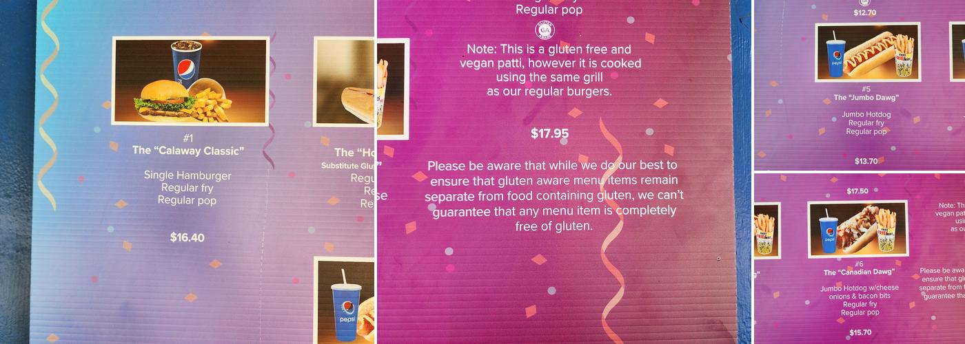 Carousel Kitchen Menu