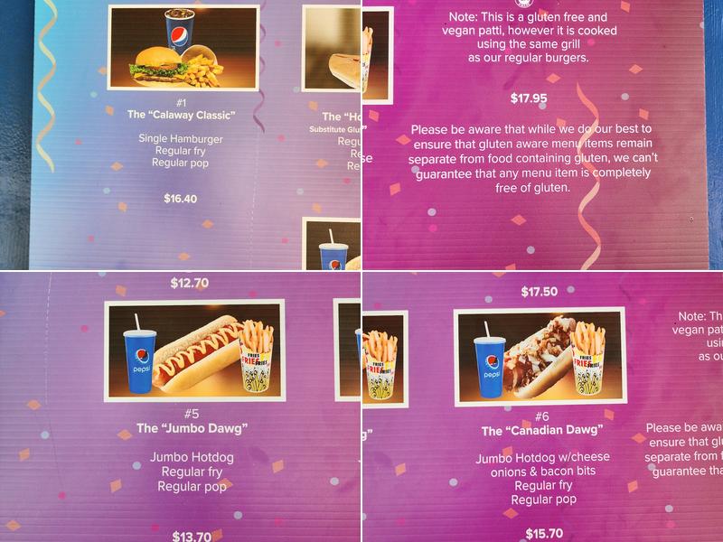 Carousel Kitchen Menu