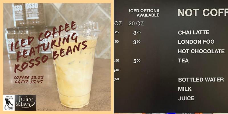 Juice & Java Menu
