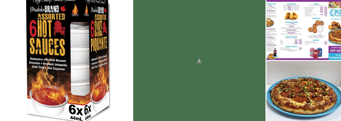 Pizza Experience Menu