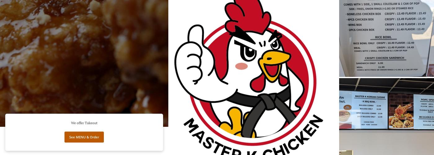 Master K Chicken Menu