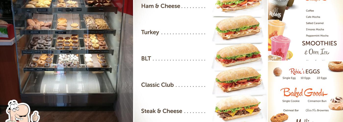 Robins Donuts Menu
