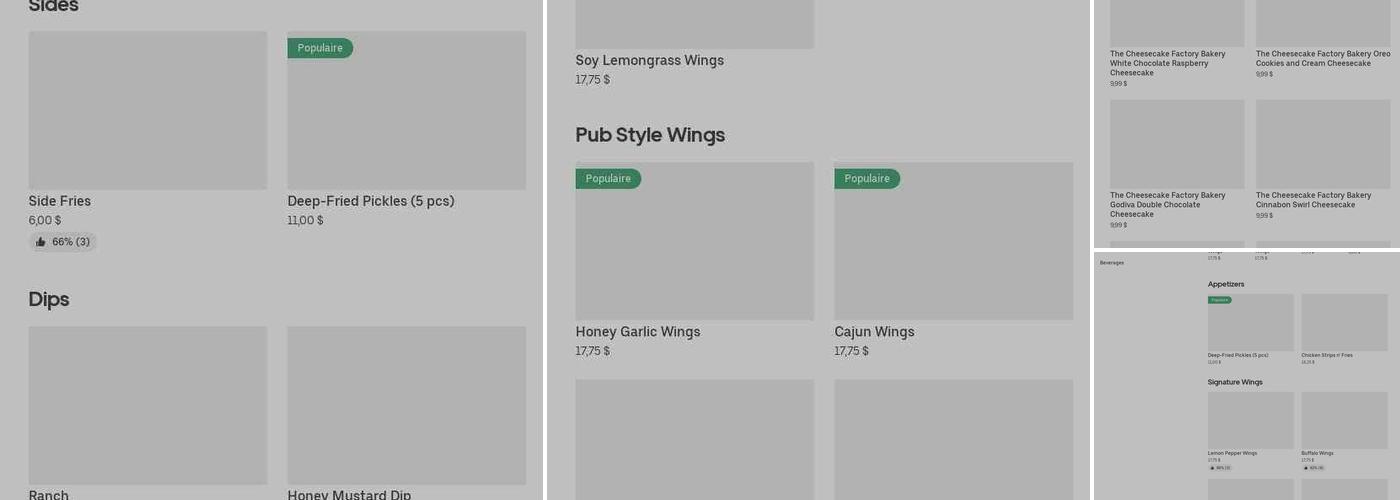 Creative Juices Menu