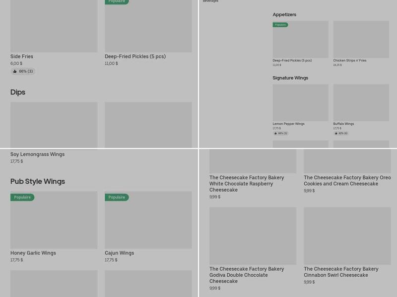 Creative Juices Menu