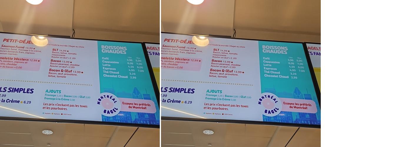 cafe montreal bagel Menu