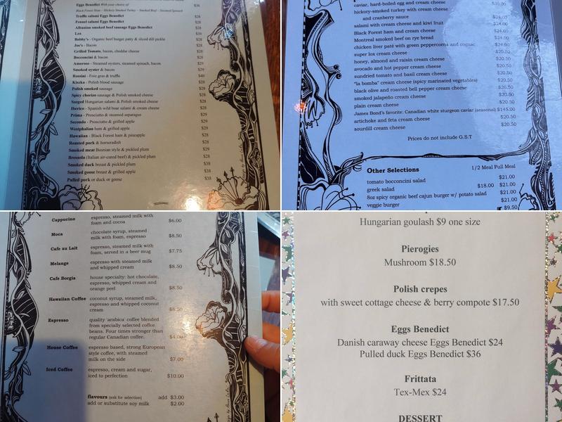 New York Bagel Cafe Menu