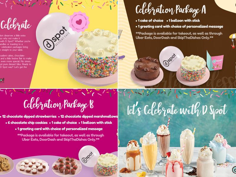 D Spot Dessert Cafe Edmonton Menu