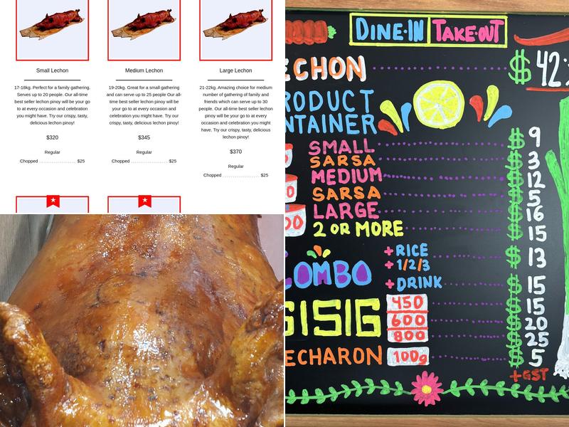 Kuya Allan's Lechon Pinoy Menu