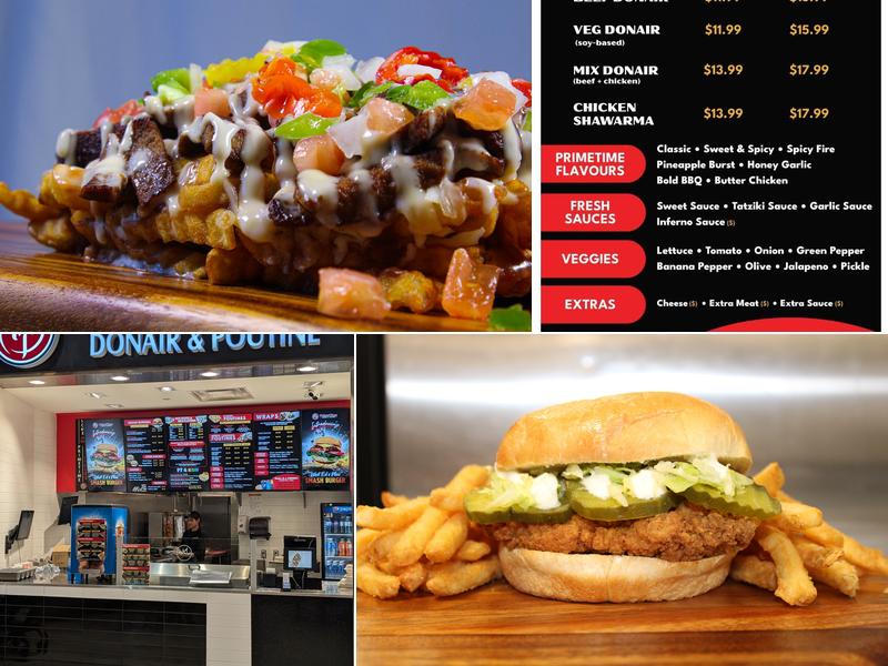 PrimeTime Donair & Poutine Menu