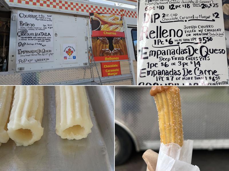 Churros King Canada Menu