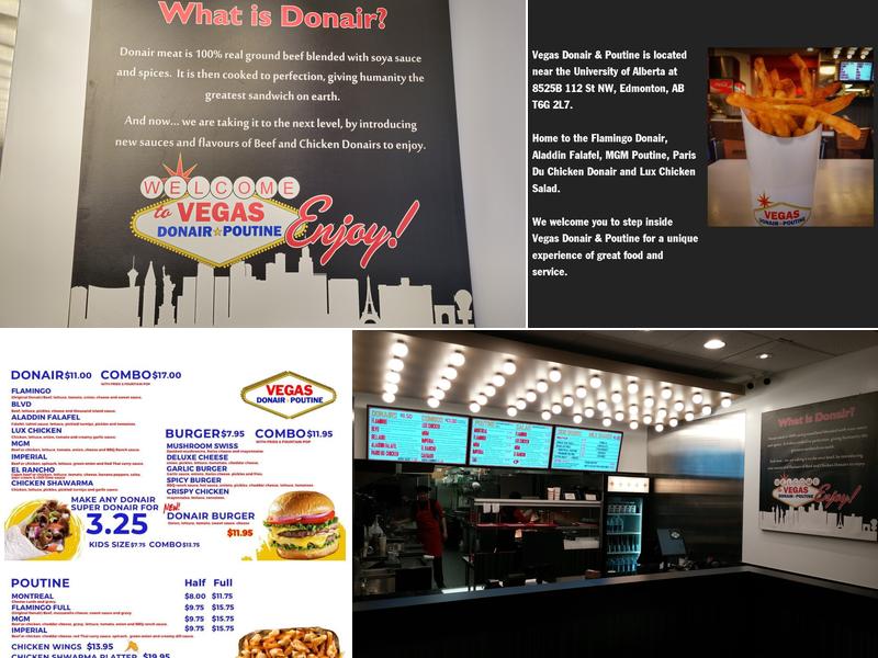 Vegas Donair & Poutine Menu