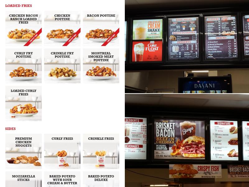 Arby's Menu