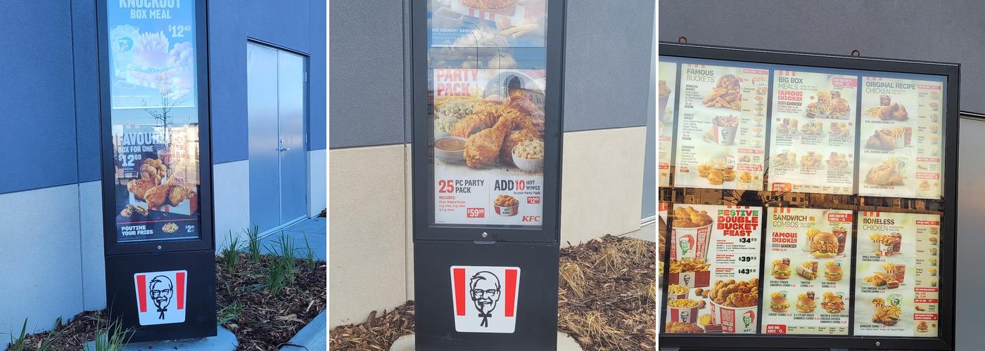 KFC Menu