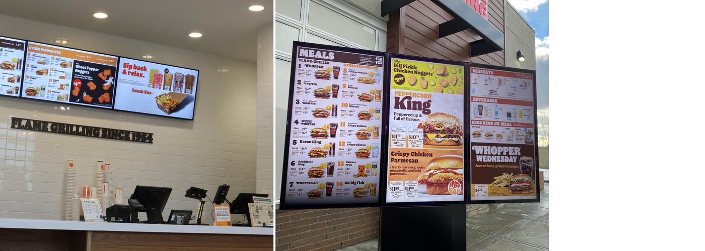 Burger King Menu
