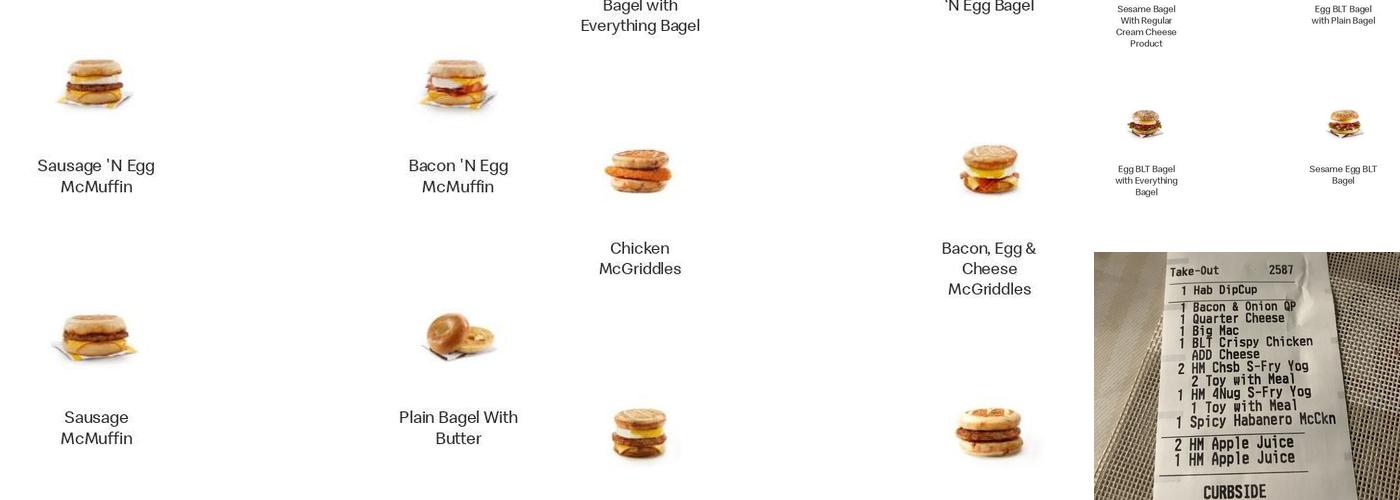 McDonald’s Menu