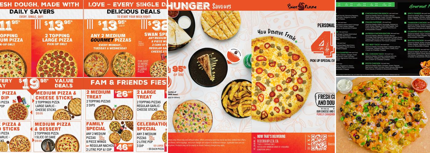 Red Swan Pizza Crystallina Menu