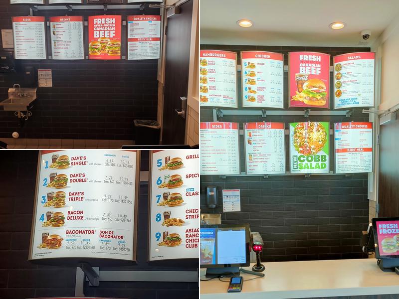 Wendy's Menu