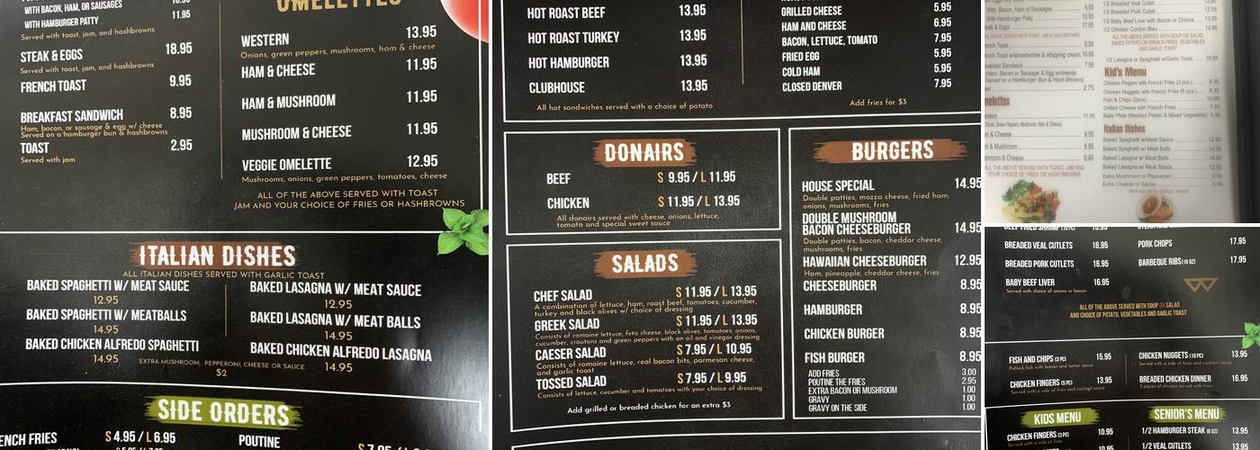 Sammy's Steak & Pizza Menu