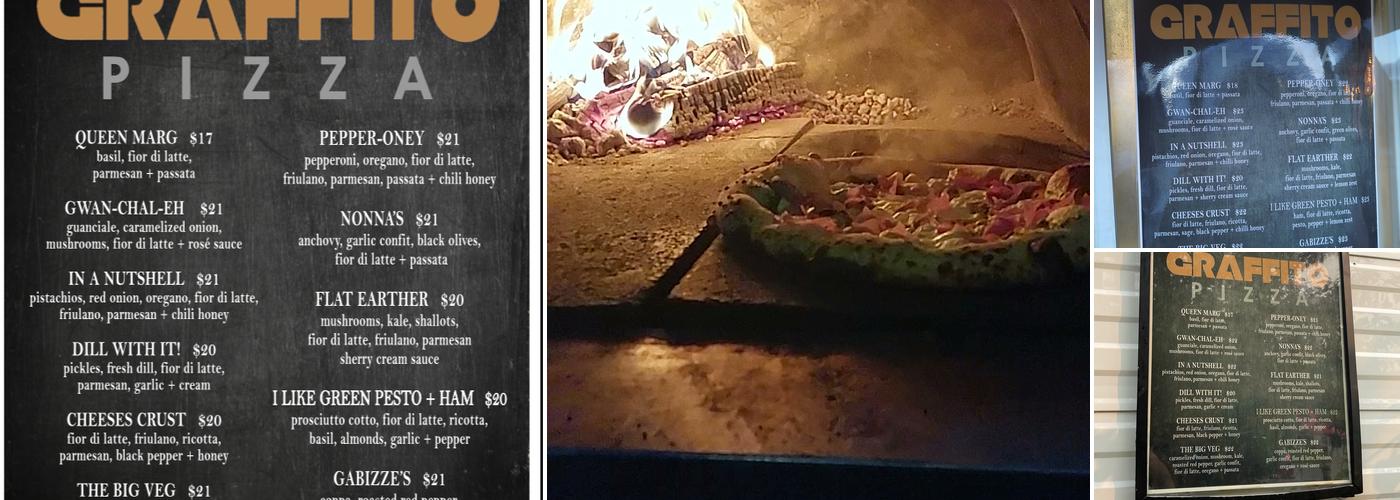 Graffito Pizza Menu