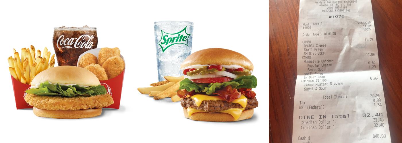 Wendy's Menu