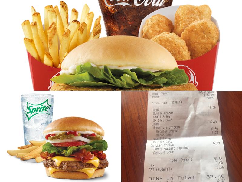 Wendy's Menu