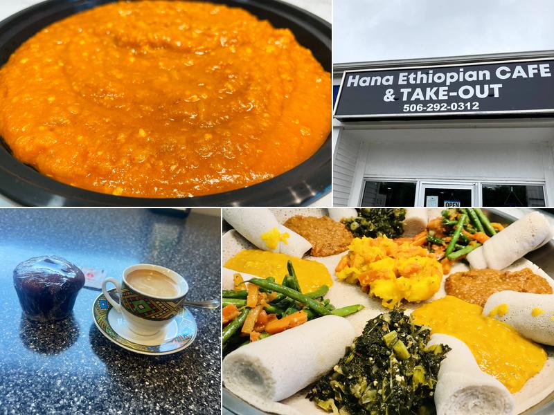 Hana Ethiopian cafe & take-out 154 Main St, Fredericton