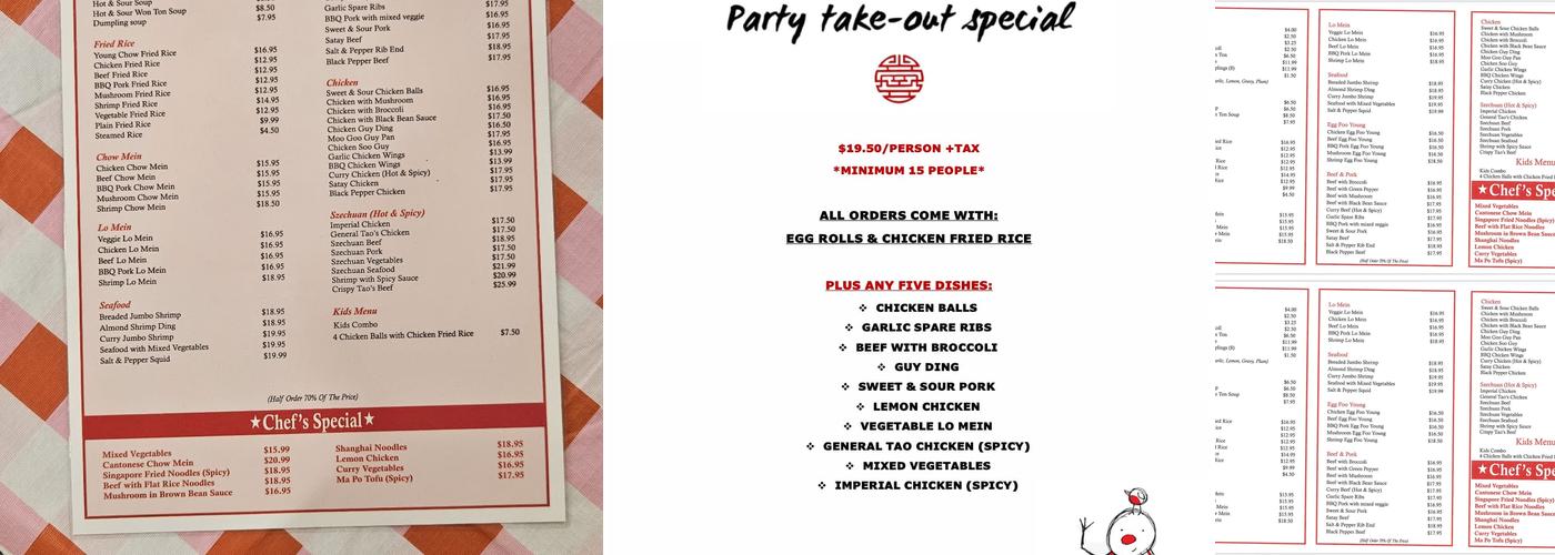 Winners Menu