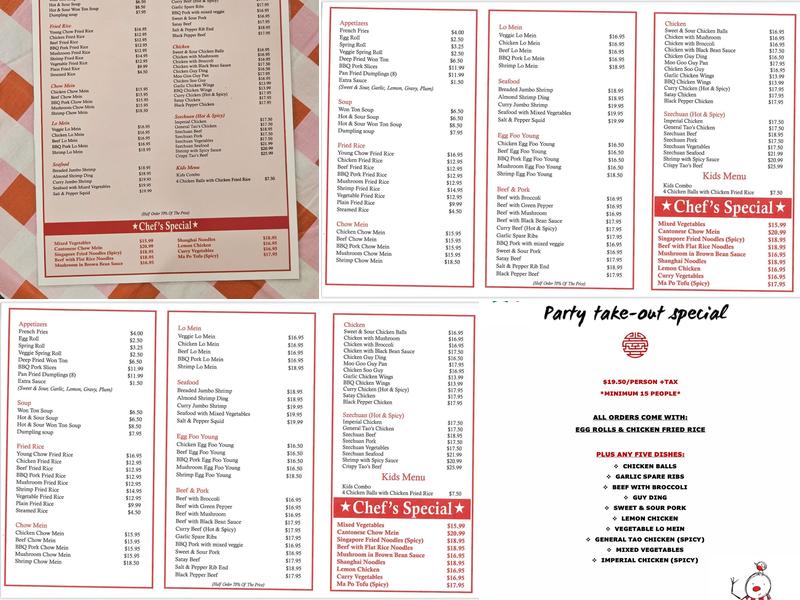 Winners Menu