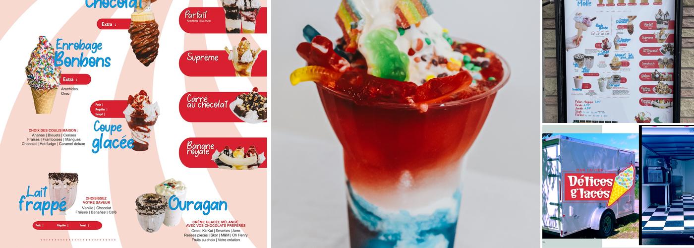 Délices Glacés - Bar Laitier Menu