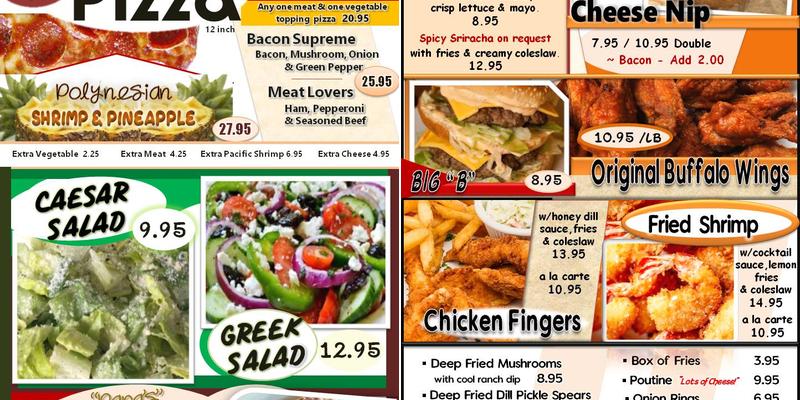 Grand Beach Diner Menu