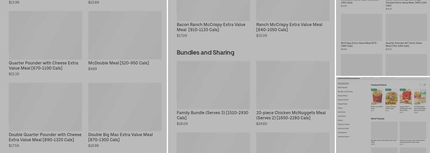 McDonald's Menu