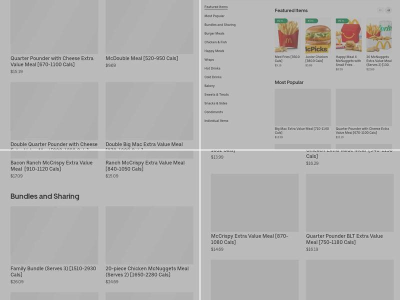 McDonald's Menu