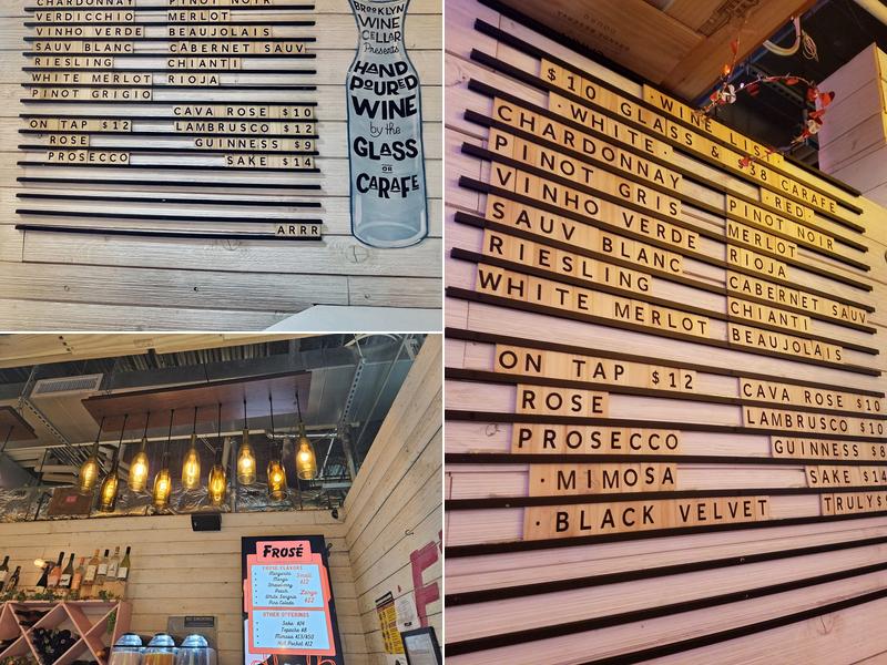 Brooklyn Wine Cellar Menu