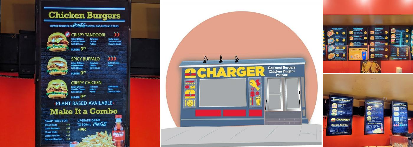 Charger Gourmet Burgers & Poutine Menu