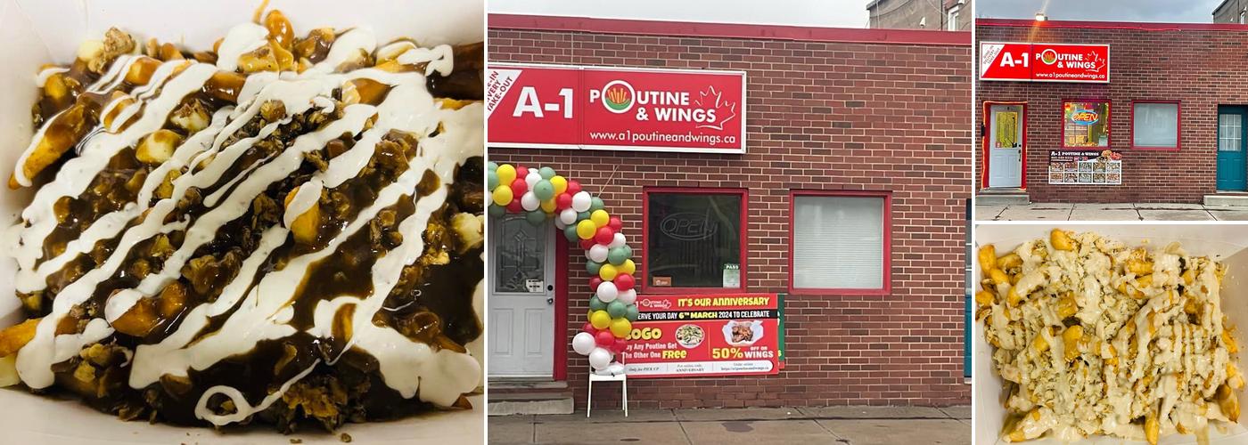 A1 poutine and wings