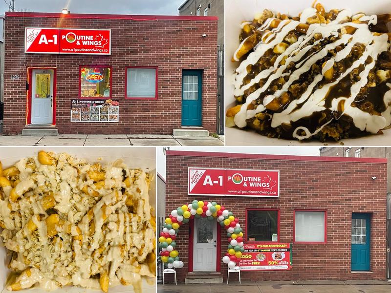 A1 poutine and wings