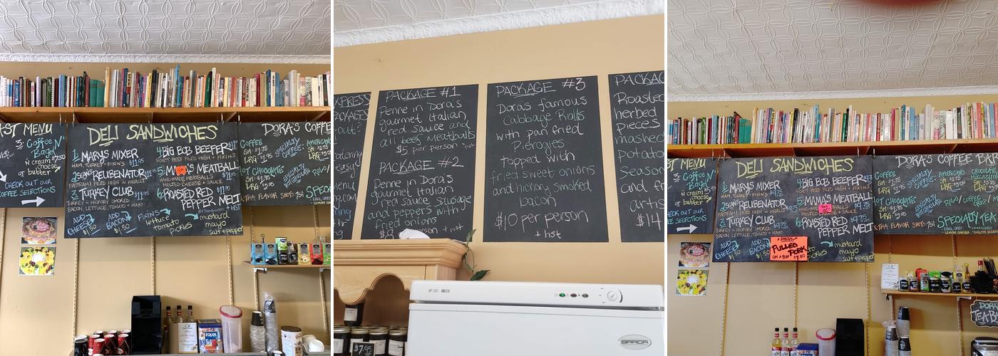 Dora's Delicatessen & Catering Menu