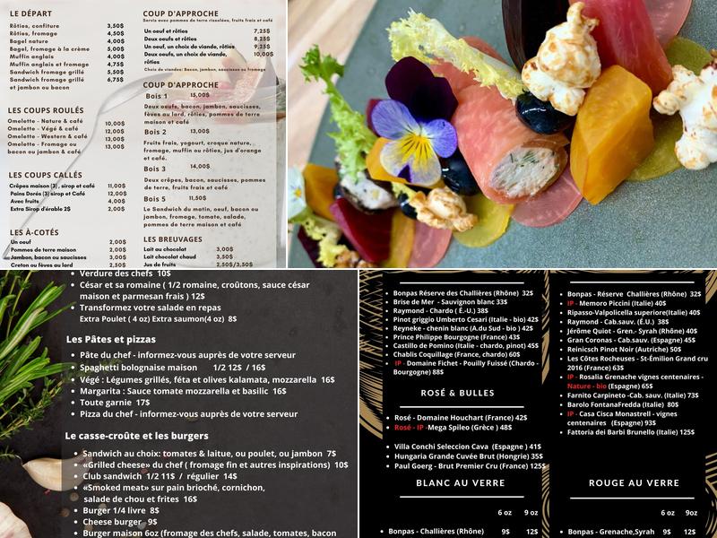 Terrasse19 Menu