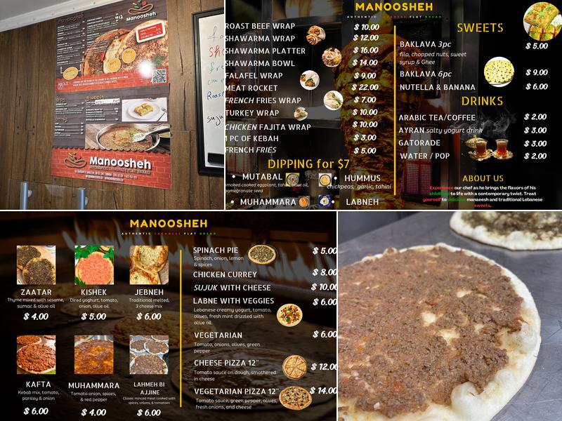 Manoosheh Menu
