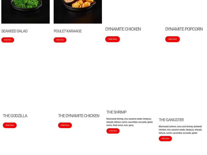 Poke Monster (Boul St-Charles) Menu