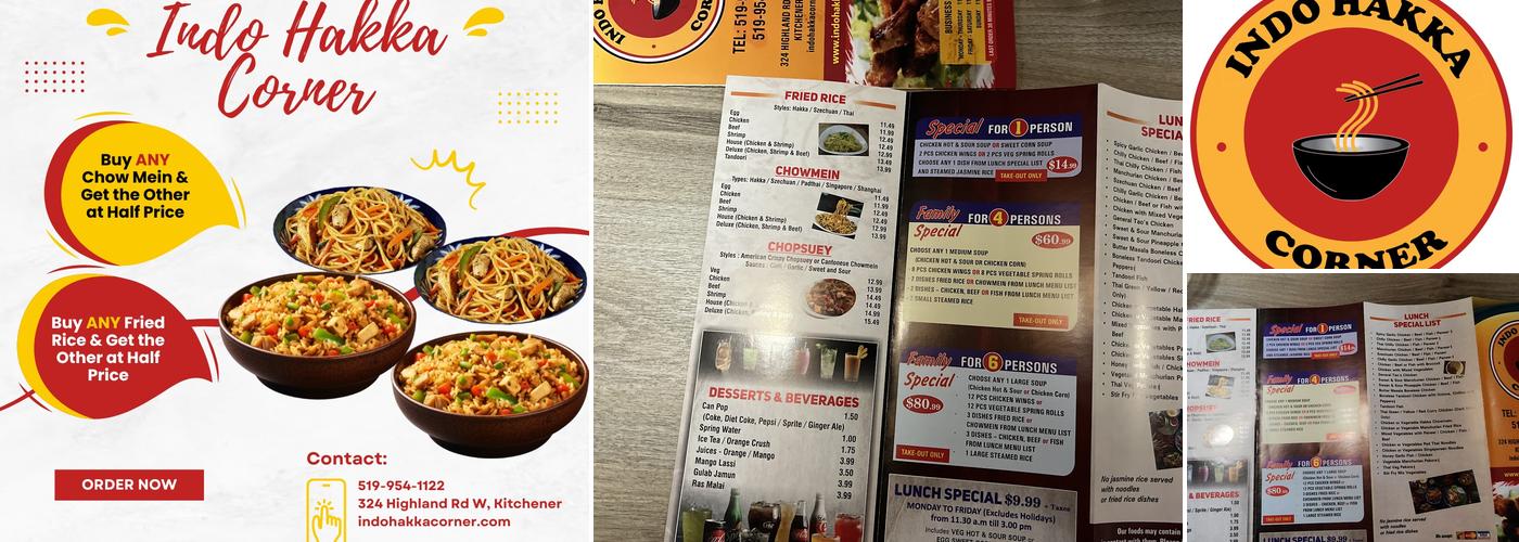 Indo Hakka Corner Menu