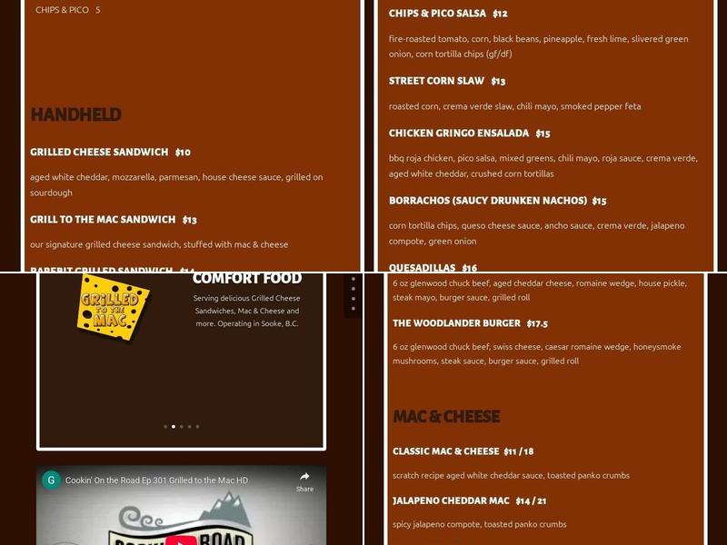 Grilled to the Mac Menu