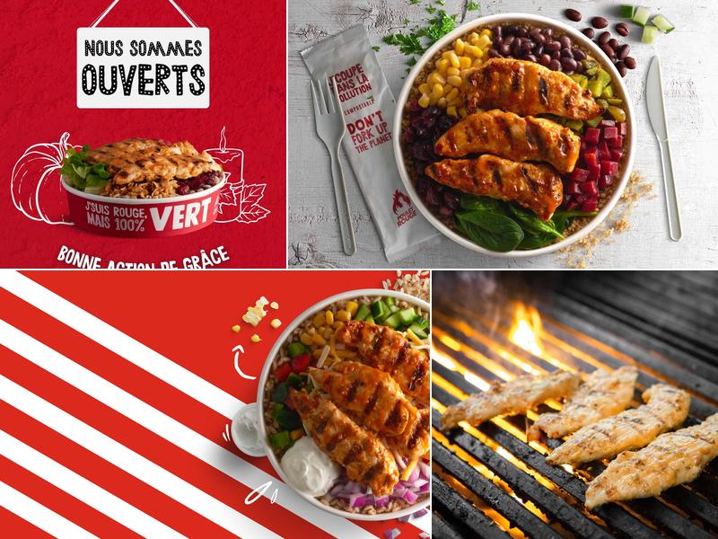 Restaurant Poulet Rouge Galeries Chagnon