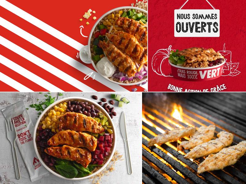 Restaurant Poulet Rouge Galeries Chagnon 1200 Bd Alphonse-Desjardins Porte D, Lévis