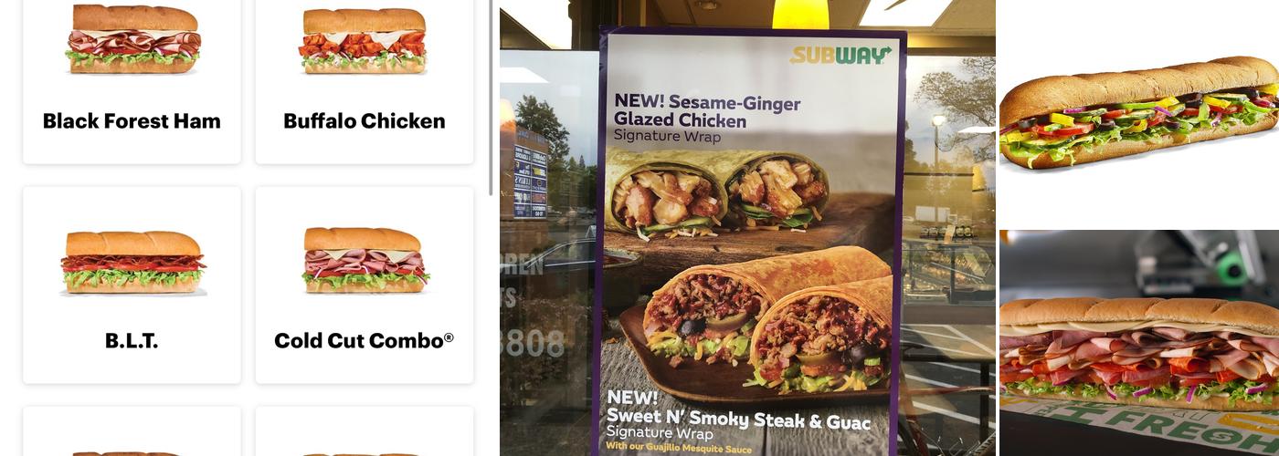 Subway Menu