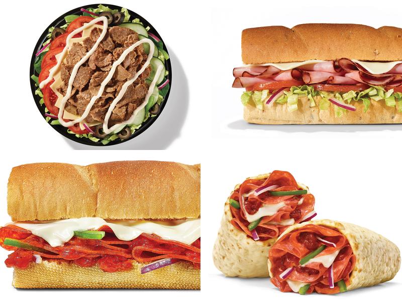 Subway Menu